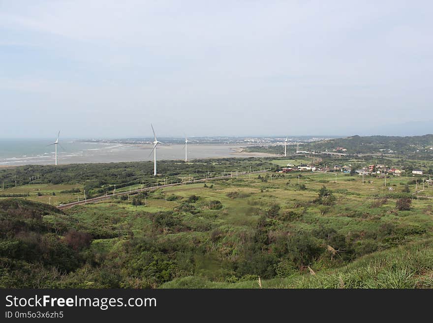 Wind Farm, Energy, Sky, Rural Area