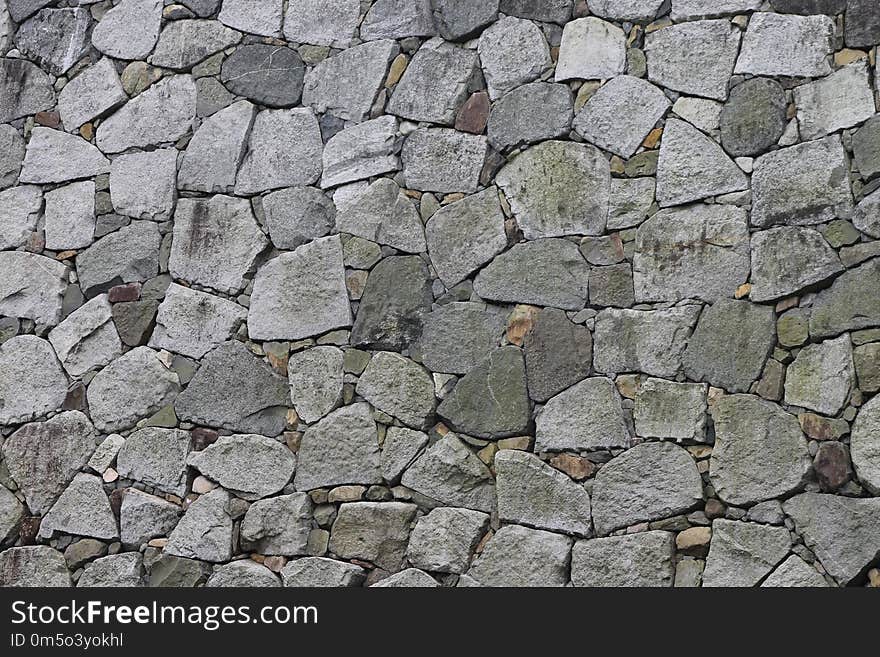 Stone Wall, Wall, Cobblestone, Rock