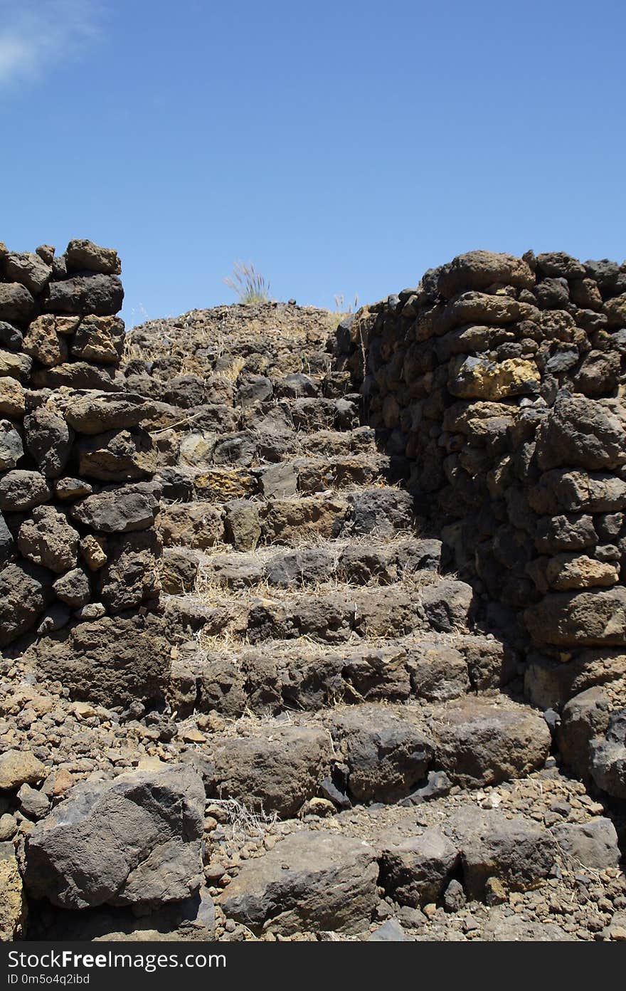 Rock, Sky, Ruins, Ancient History