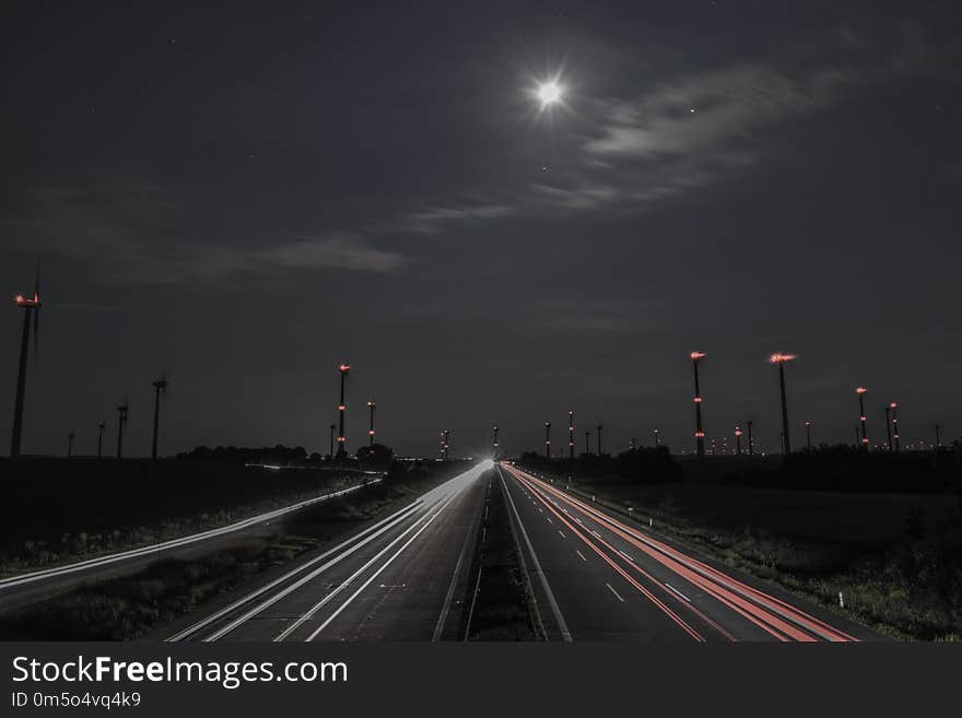 Road, Sky, Highway, Cloud