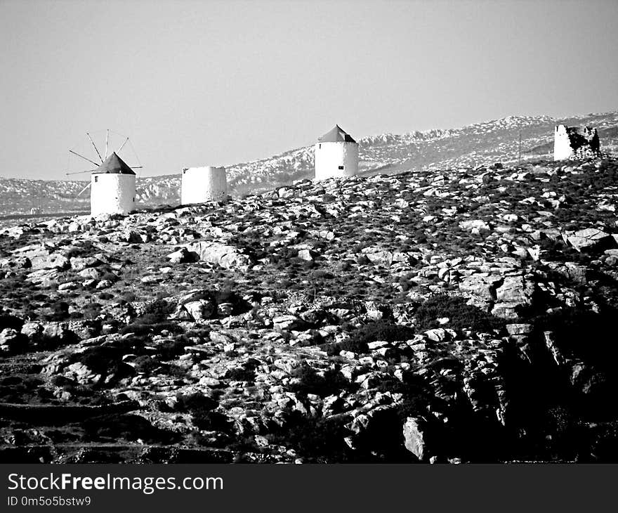 White, Black And White, Sky, Monochrome Photography