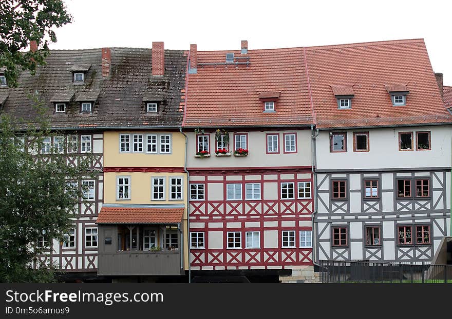 Building, House, Facade, Roof