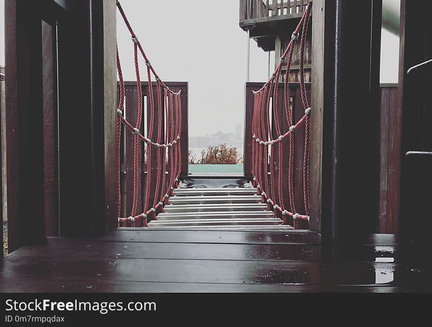 Playground, bridge, depth