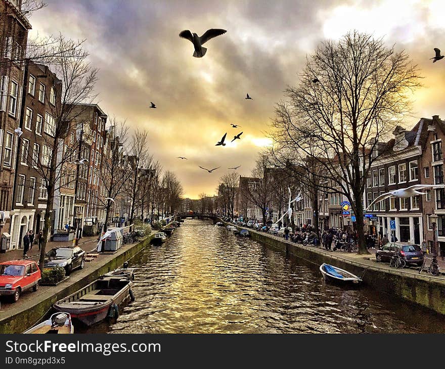 Waterway, Canal, Body Of Water, Sky