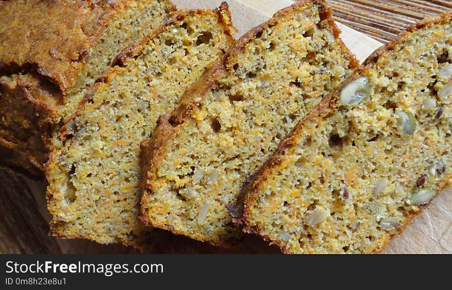 Baked Goods, Bread, Pumpkin Bread, Rye Bread