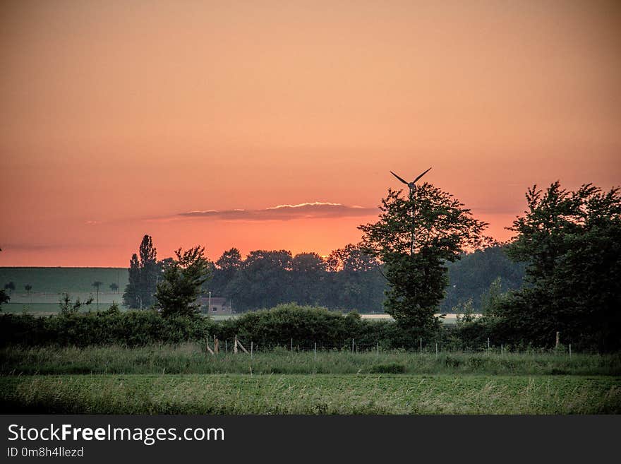 Sky, Dawn, Sunset, Horizon