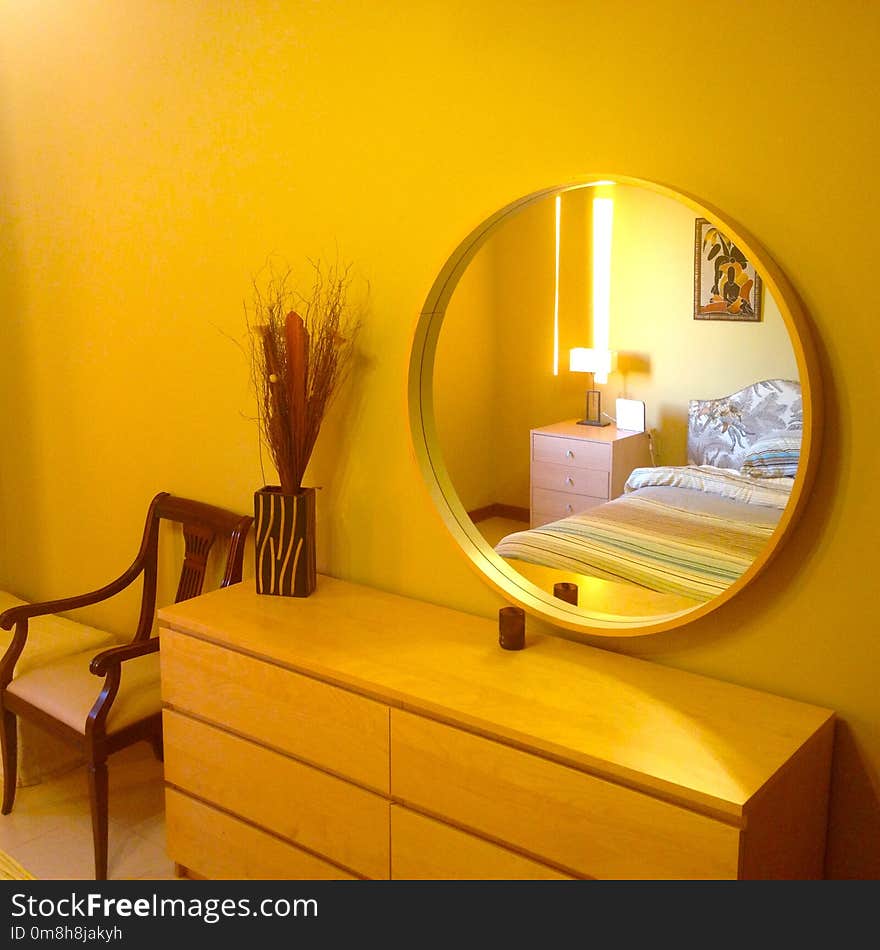 Yellow, Room, Interior Design, Furniture