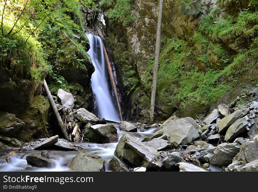 Waterfall, Water, Nature, Body Of Water