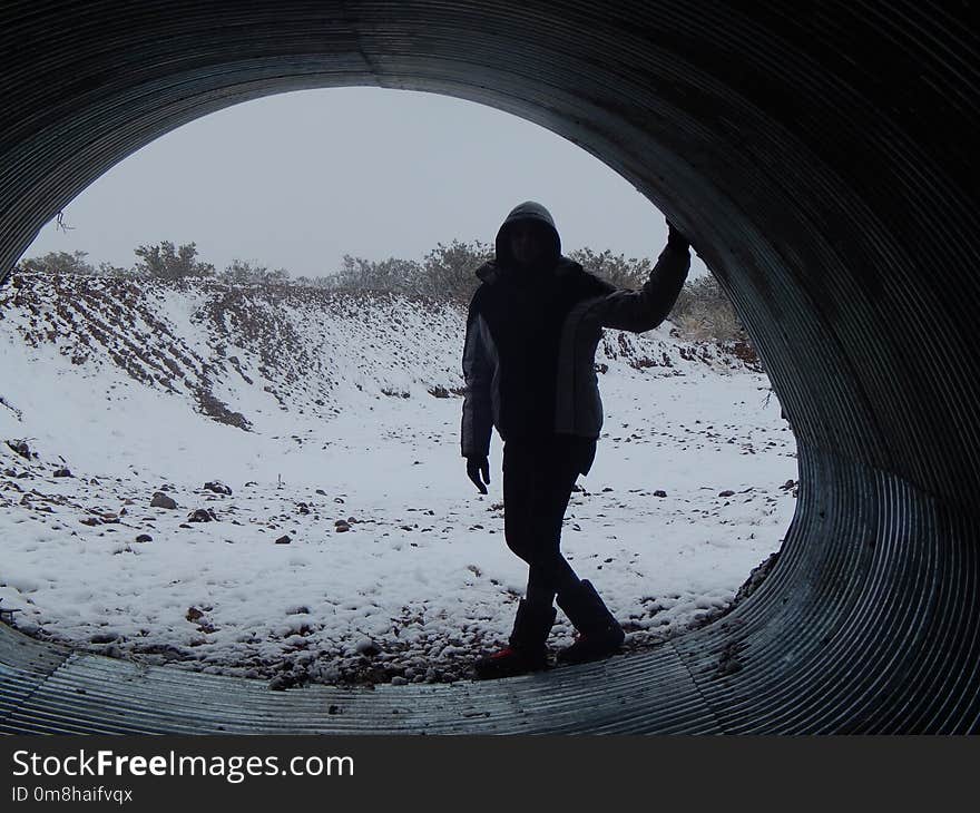 Freezing, Photography, Snow, Black And White