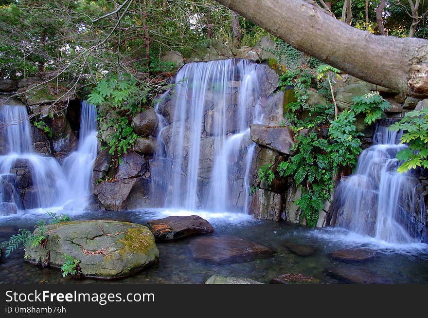 Waterfall, Water, Nature, Body Of Water