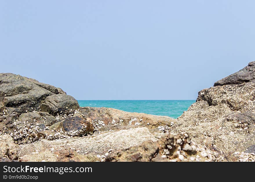 Sea, Coastal And Oceanic Landforms, Coast, Rock