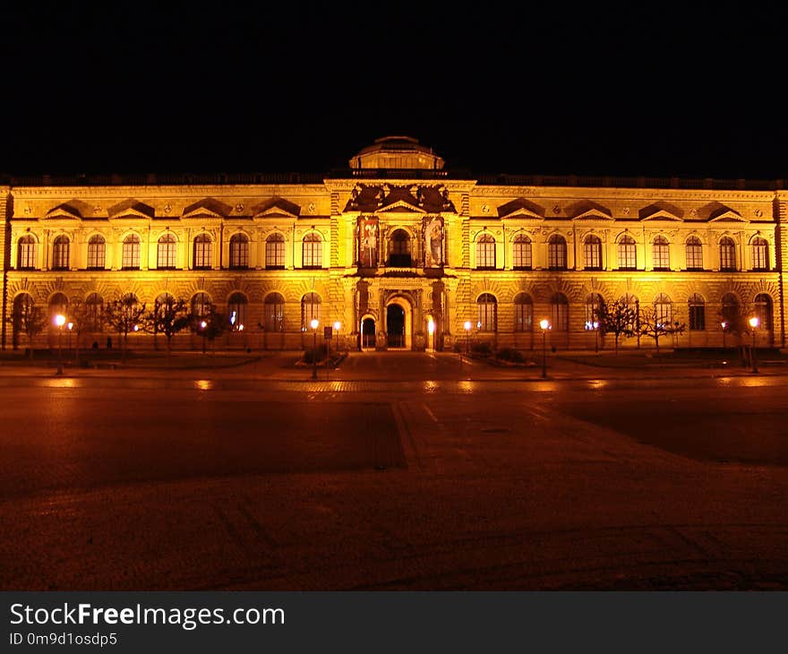 Landmark, Night, Light, Architecture