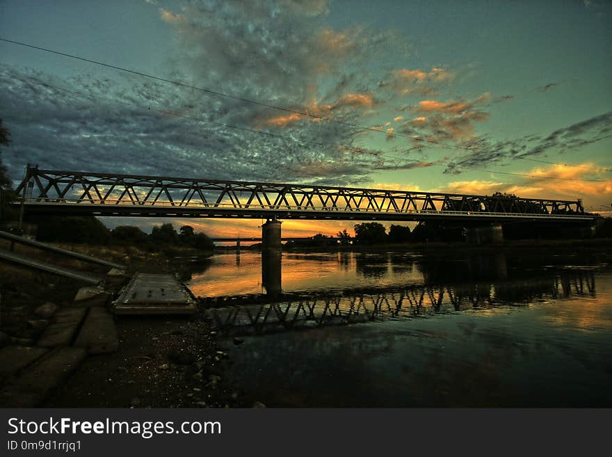 Reflection, Sky, Water, Cloud