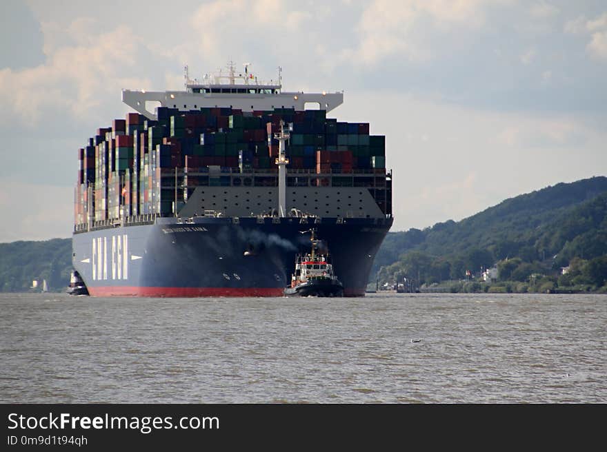 Container Ship, Ship, Water Transportation, Panamax