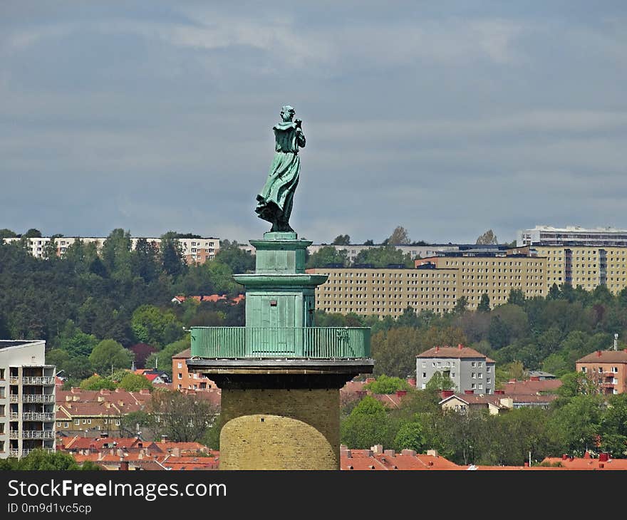 Statue, Landmark, Sky, Monument