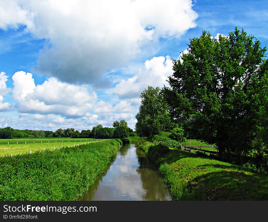 Sky, Cloud, Waterway, Nature