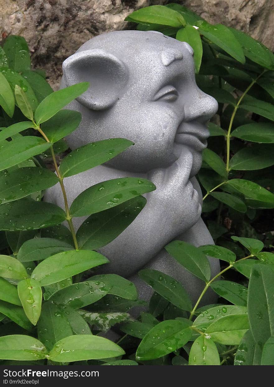 Sculpture, Green, Stone Carving, Leaf