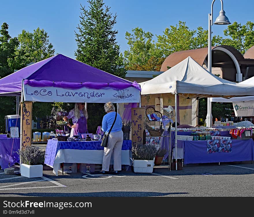 Public Space, Canopy, Stall, City