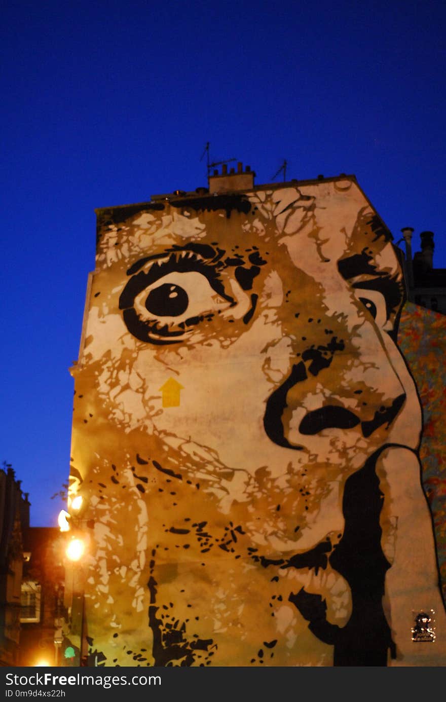 Art, Wall, Sky, Street Art