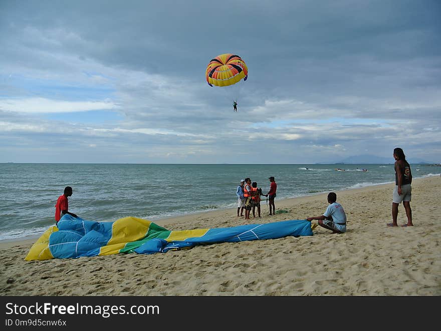 Sea, Windsports, Parasailing, Kite Sports