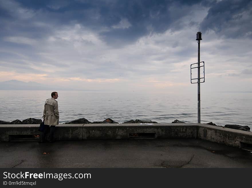 Sea, Sky, Cloud, Horizon