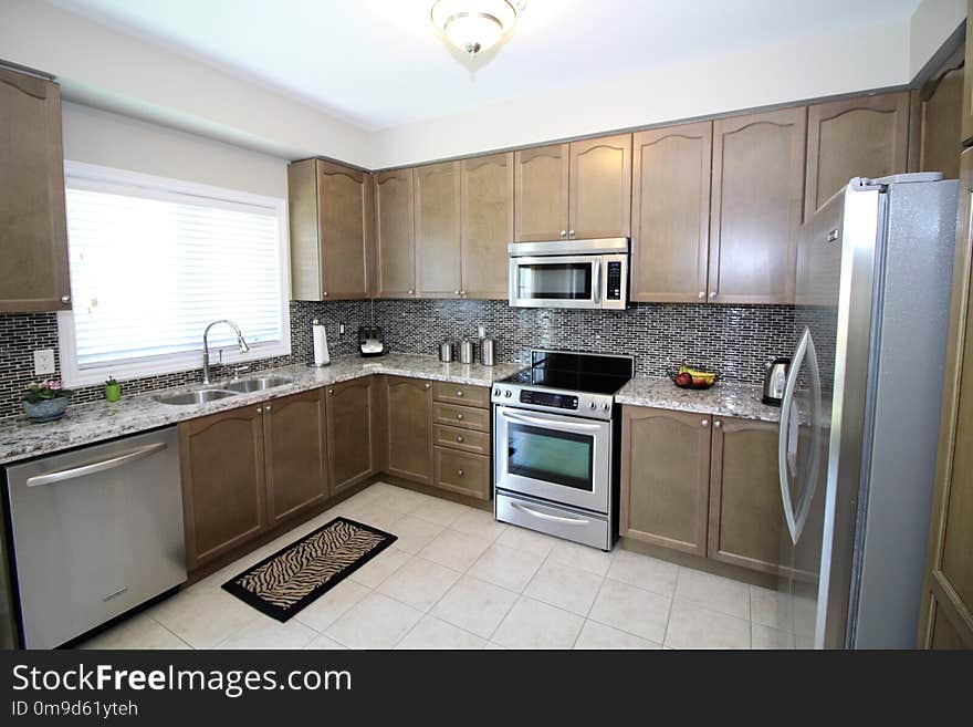 Kitchen, Countertop, Property, Room