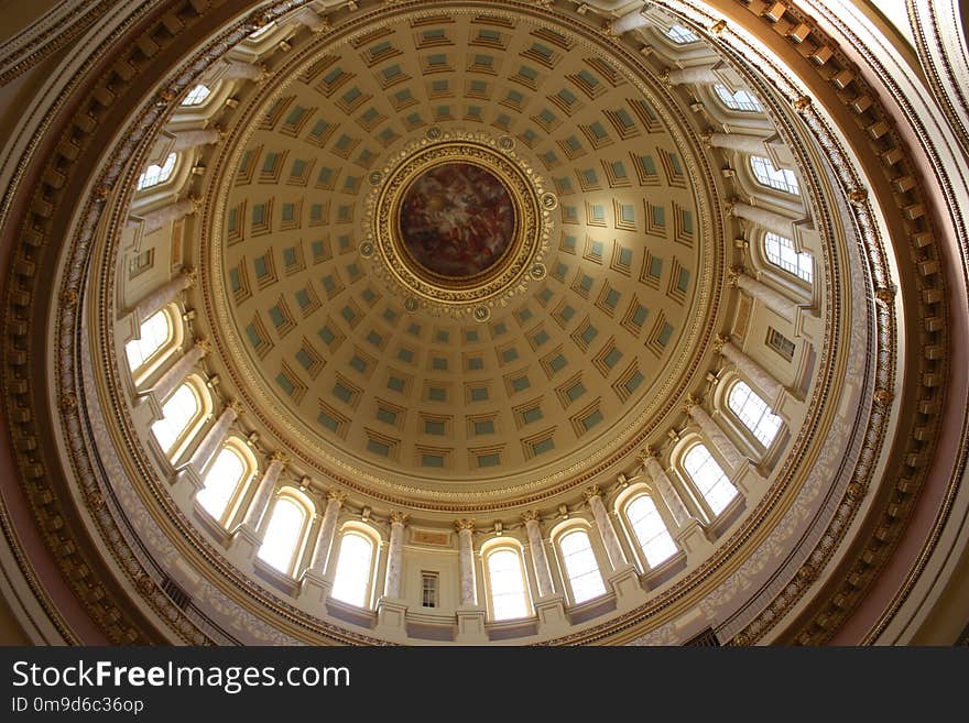 Dome, Landmark, Building, Symmetry