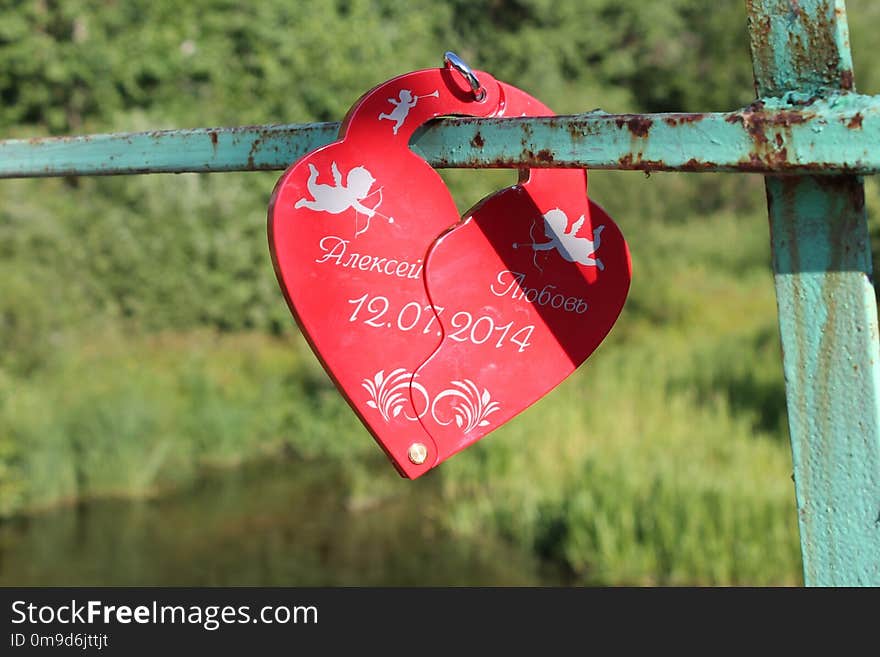 Red, Love, Grass, Heart