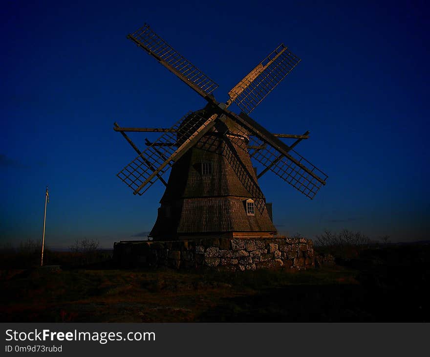 Windmill, Sky, Mill, Wind