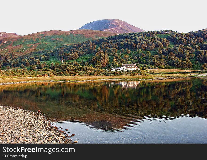 Reflection, Nature, Loch, Water