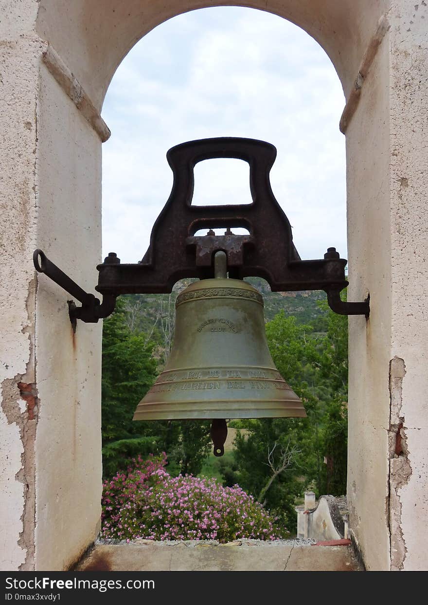 Bell, Church Bell, Arch, Historic Site