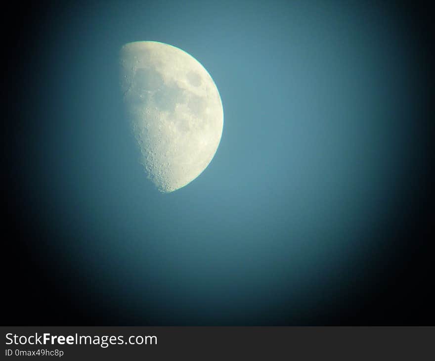 Moon, Atmosphere, Daytime, Sky