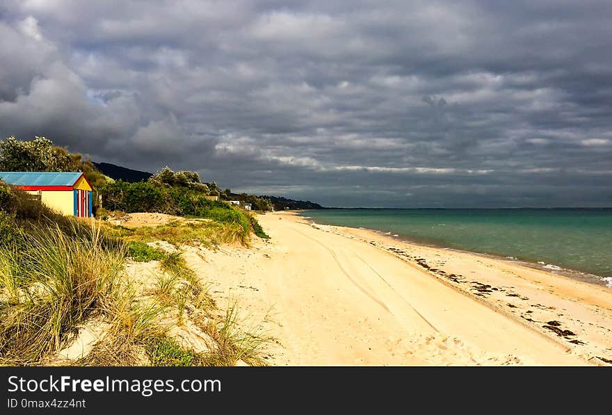 Coast, Beach, Sky, Shore