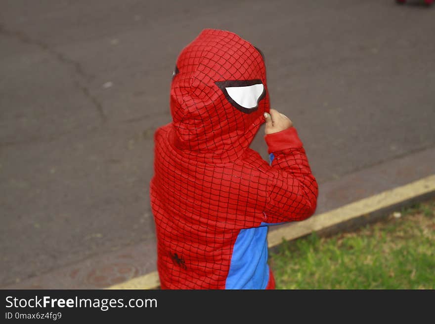 Red, Outerwear, Knitting, Woolen