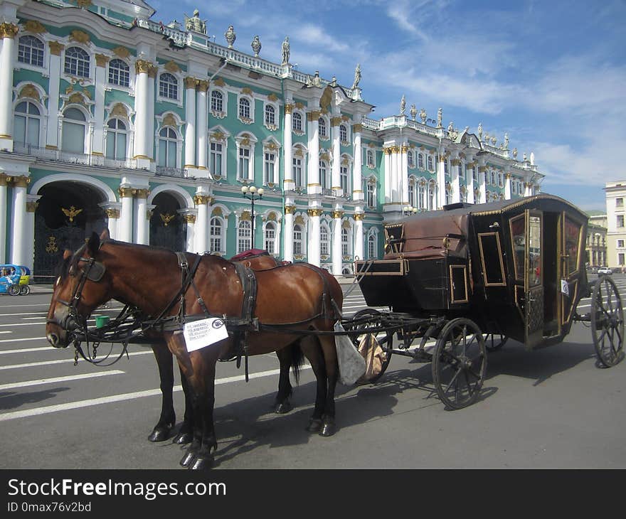 Carriage, Horse And Buggy, Mode Of Transport, Horse Harness