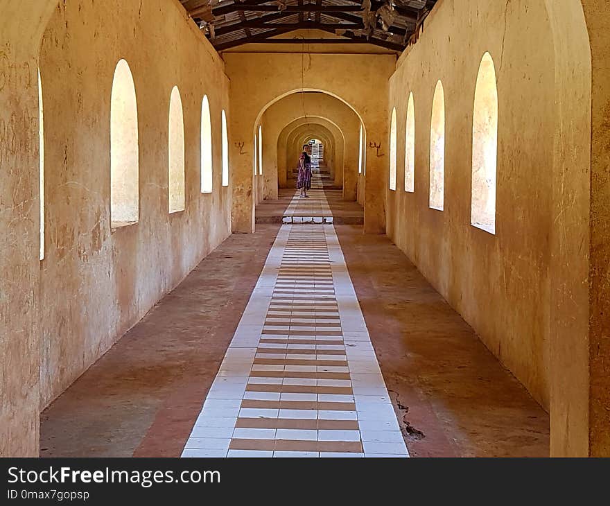 Arch, Architecture, Arcade, Column