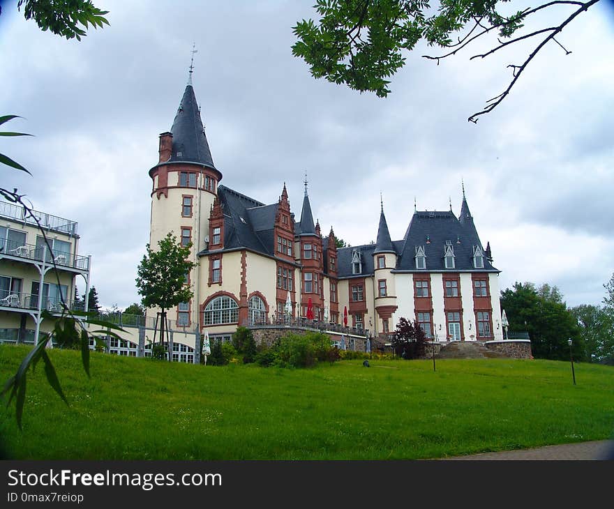 Château, Landmark, Building, Estate