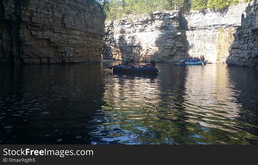 Waterway, River, Nature Reserve, Cliff