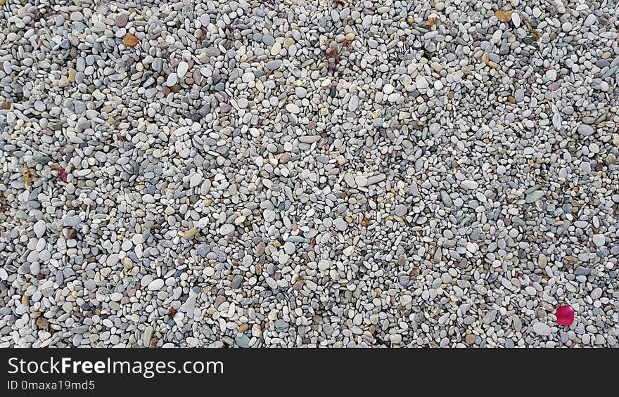 Gravel, Pebble, Rubble, Material