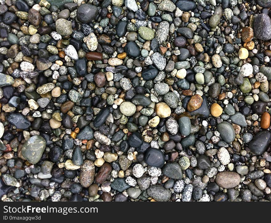 Pebble, Rock, Gravel, Material