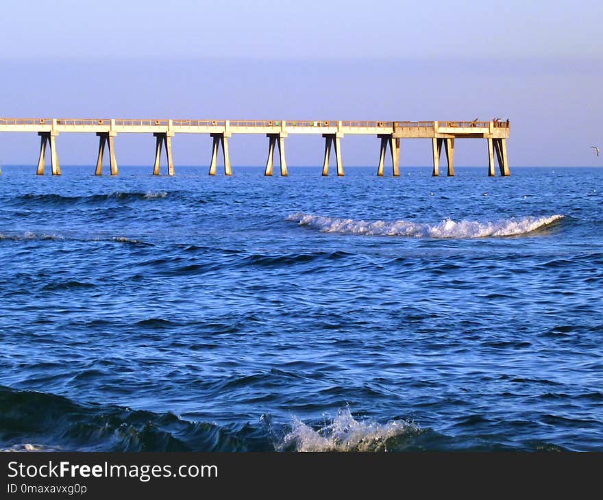 Sea, Ocean, Water, Horizon