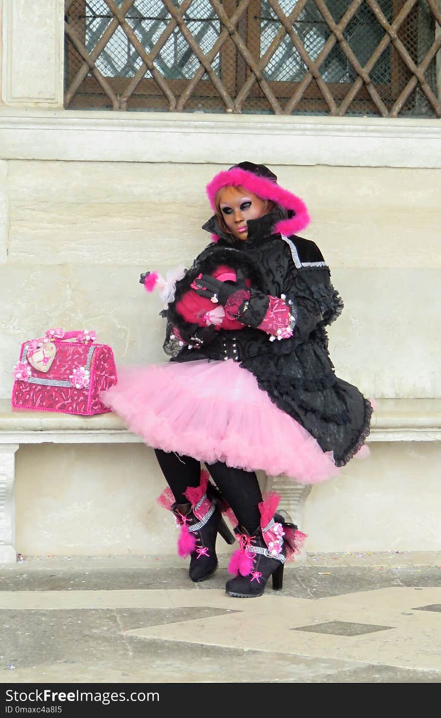 Pink, Costume, Headgear, Magenta