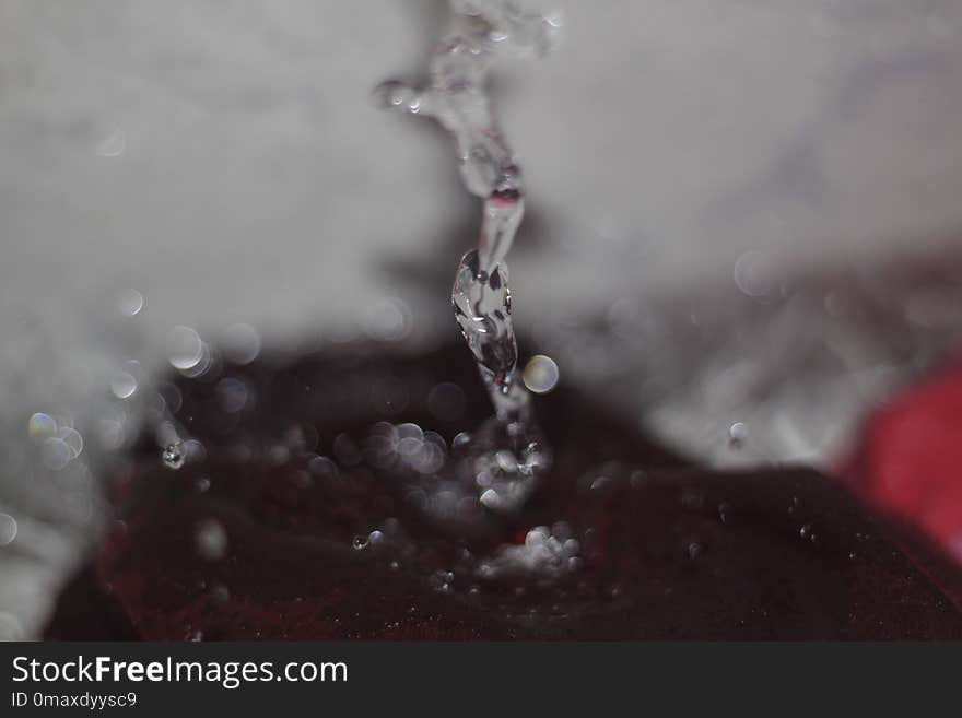 Water, Freezing, Drop, Macro Photography