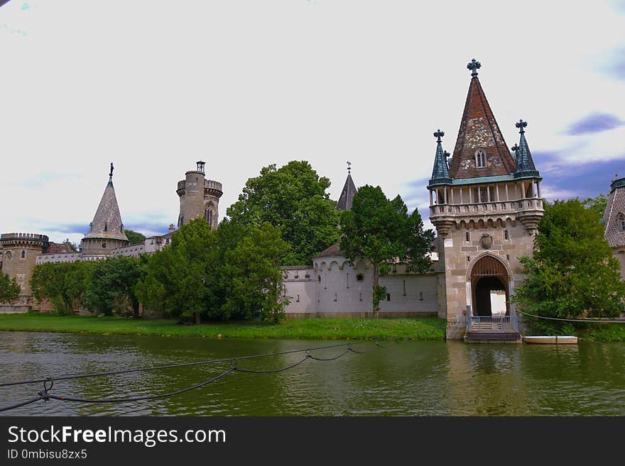 Château, Waterway, Water Castle, Medieval Architecture