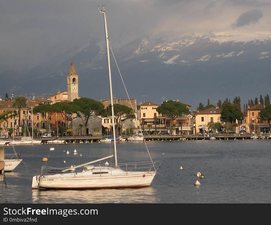 Waterway, Sky, Boat, Harbor