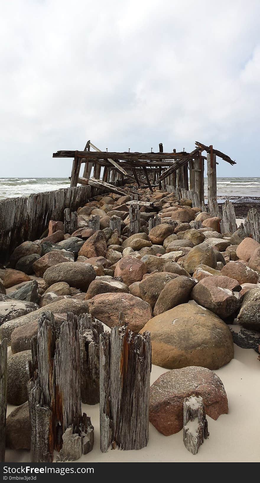 Wood, Rock, Water, Driftwood