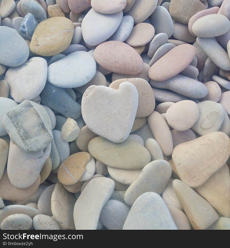 Pebble, Rock, Material, Gravel