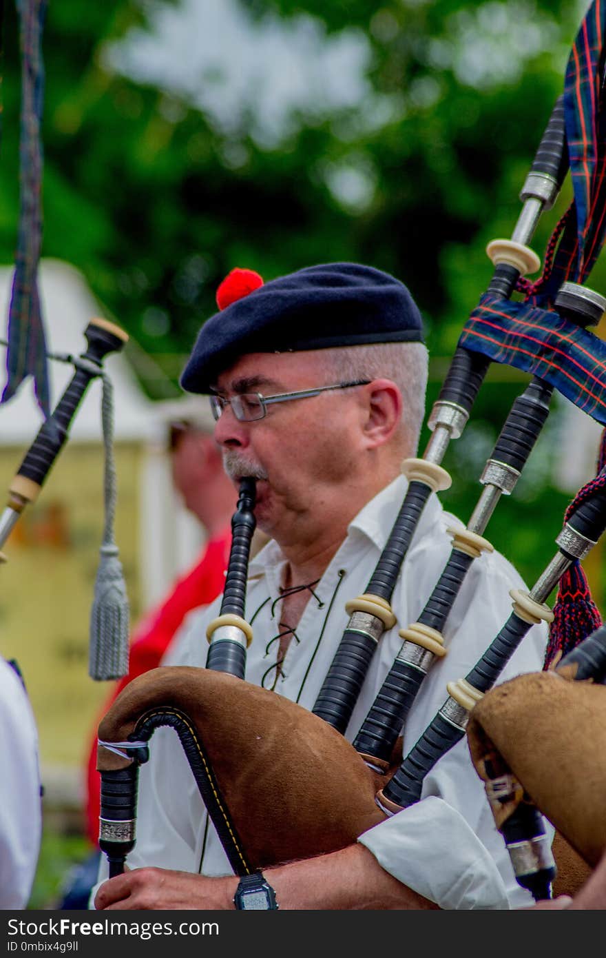 Bagpipes, Musician, Musical Instrument, Wind Instrument