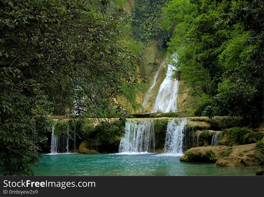 Waterfall, Water, Nature, Nature Reserve