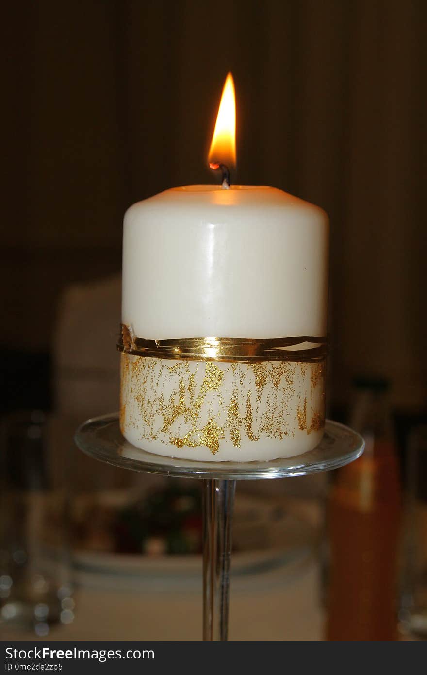 Candle, Lighting, Wax, Unity Candle